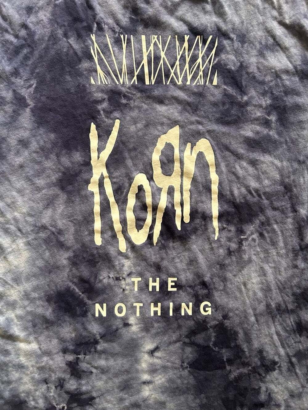 Korn The Nothing Graphic Logo Tie-Dye T-Shirt - Picture 2 of 4